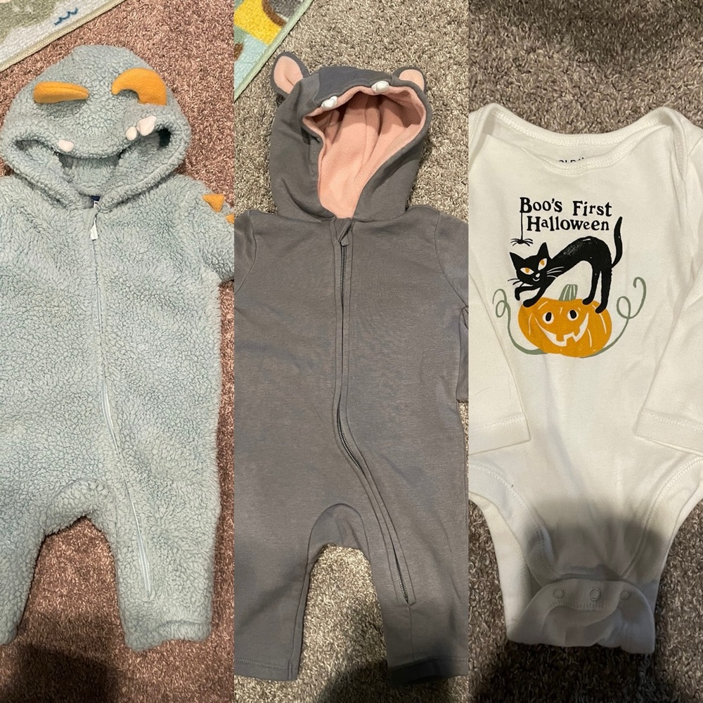 Bundle of 3-6 month Halloween outfits